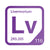 Livermorium periodic table Elemental Tile in Purple