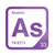 Arsenic periodic table Elemental Tile in Purple