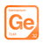 Germanium periodic table Elemental Tile in Orange