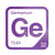 Germanium periodic table Elemental Tile in Purple