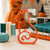 Black Cat Side View [ORANGE] — lifestyle