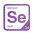 Selenium periodic table Elemental Tile in Purple