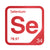 Selenium periodic table Elemental Tile in Red