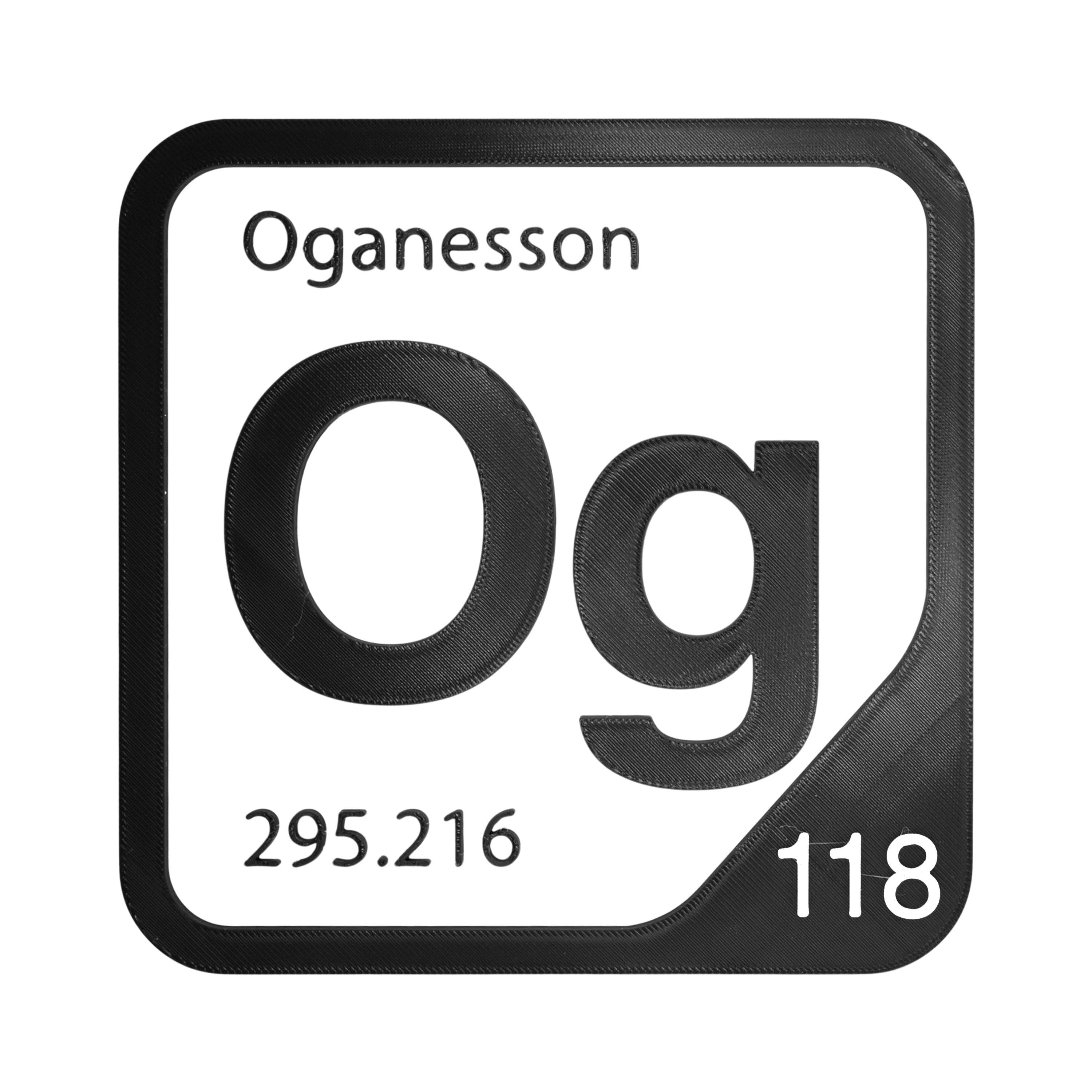 Oganesson Periodic Table Element Tile | 10 Colors