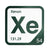 Xenon periodic table Elemental Tile in Forest Green