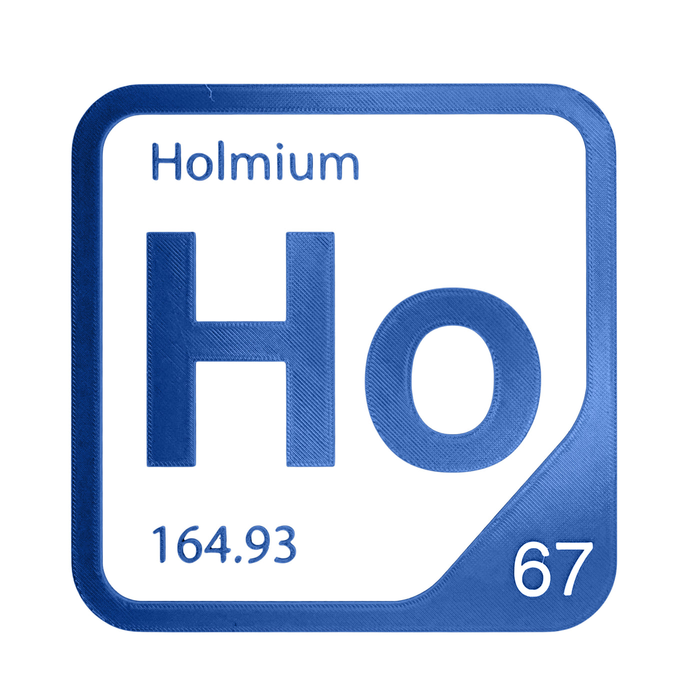 Holmium periodic table Elemental Tile in Blue