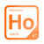 Holmium periodic table Elemental Tile in Orange
