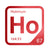 Holmium periodic table Elemental Tile in Red