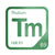 Thulium periodic table Elemental Tile in Green