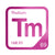 Thulium periodic table Elemental Tile in Magenta