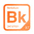 Berkelium periodic table Elemental Tile in Orange