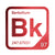 Berkelium periodic table Elemental Tile in Red