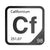 Californium periodic table Elemental Tile in Black