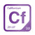 Californium periodic table Elemental Tile in Purple