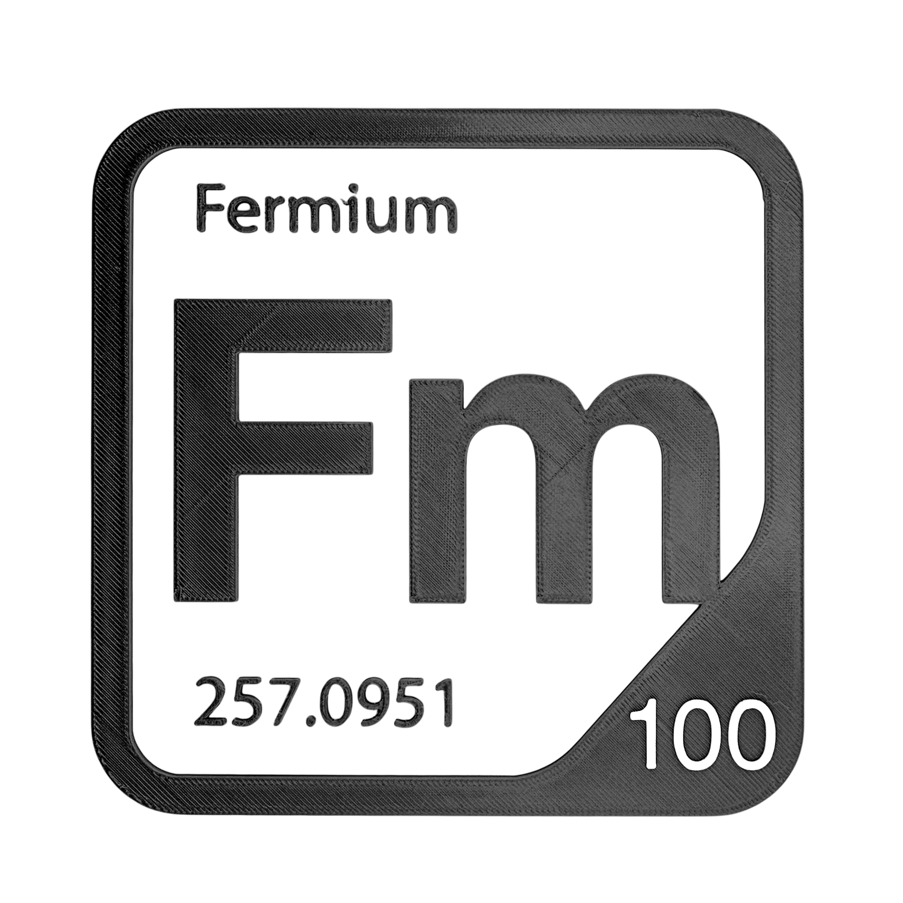 Fermium Periodic Table Element Tile | 10 Colors