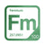 Fermium periodic table Elemental Tile in Green