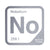 Nobelium periodic table Elemental Tile in Gray