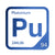 Plutonium periodic table Elemental Tile in Blue
