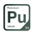 Plutonium periodic table Elemental Tile in Forest Green
