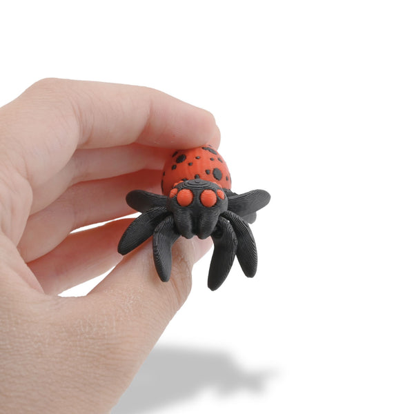 Tiny Egg Spider – Twistimals | Articulated Creepy-Cute Collectible Figure
