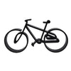 Family Bike Sculpture, Minimalist Line Art Cyclists, Bicycle Silhouette Home Decor, Modern Hobbies and Desk Line Art