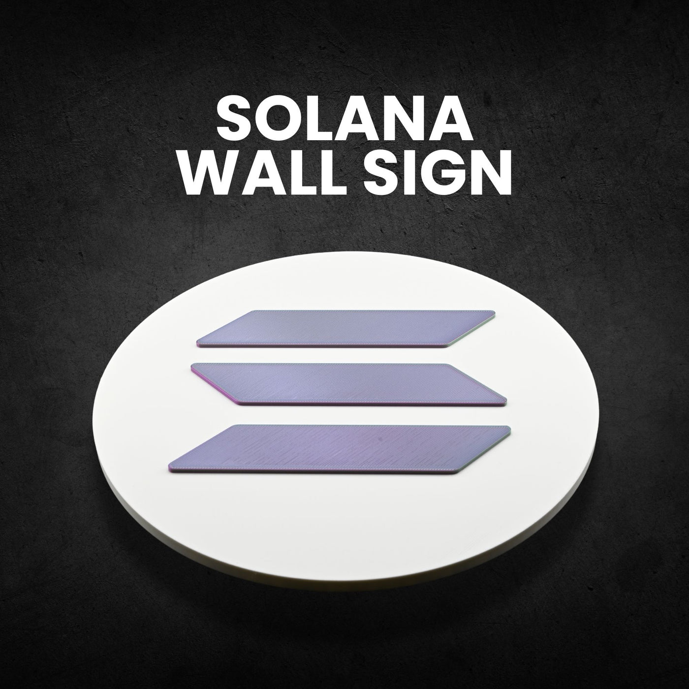 Solana SOL Wall Sign – Cryptocurrency Logo Decor – product image 8