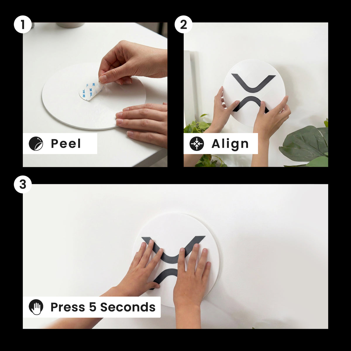 Xrp Crypto Wall Sign White — extra 7