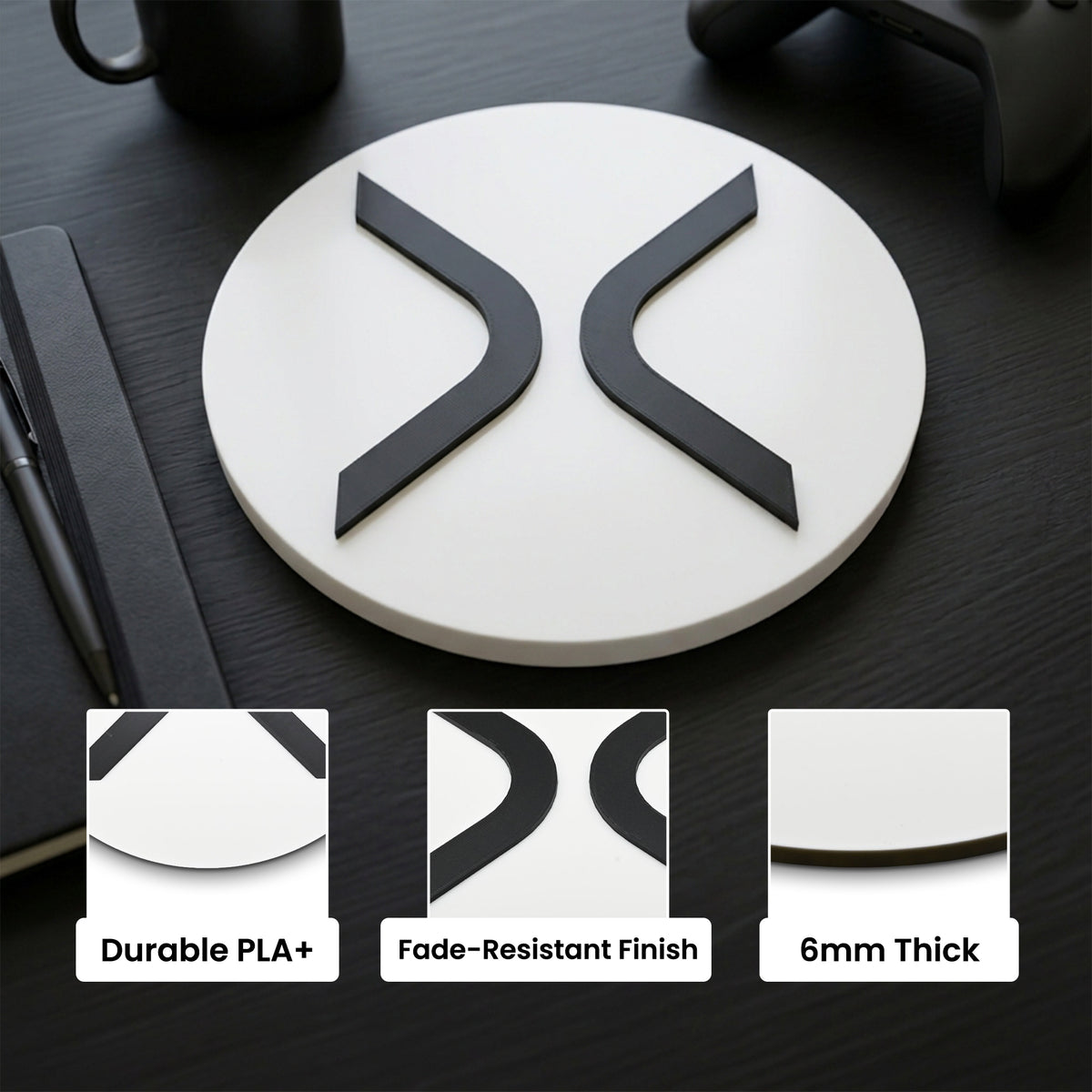 Xrp Crypto Wall Sign White — extra 5