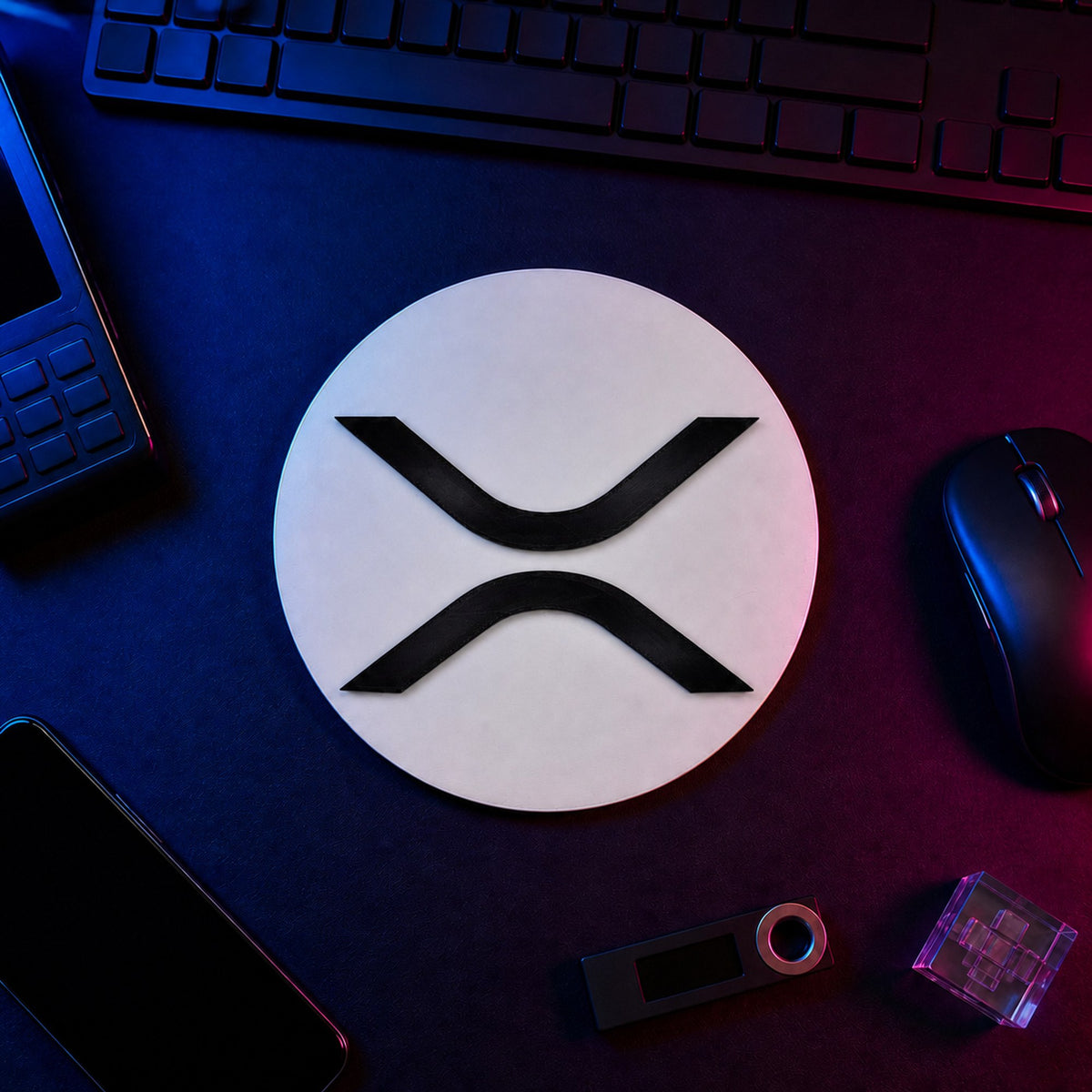 Xrp Crypto Wall Sign White — extra 4