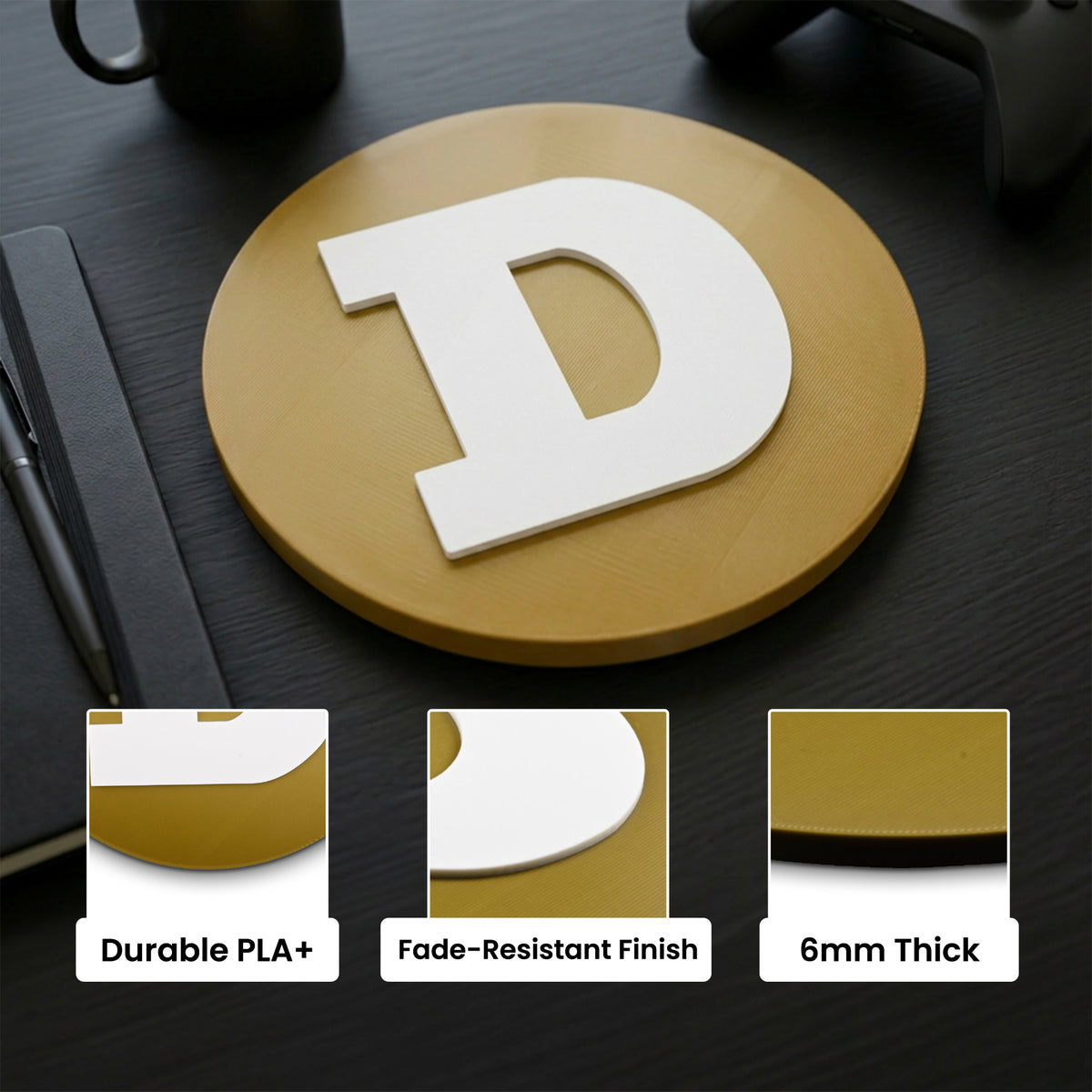 Doge Coin Wall Sign — extra 5