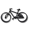 Family Bike Sculpture, Minimalist Line Art Cyclists, Bicycle Silhouette Home Decor, Modern Hobbies and Desk Line Art
