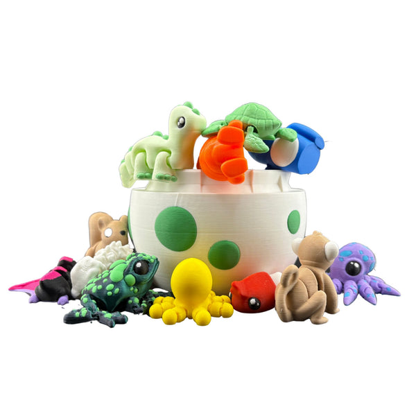 Medium Egg – Twistimals | Articulated Collectible Storage Egg