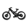 Downhill Mountain Bike Sculpture, Minimalist Line Art Rider, MTB Silhouette Home Decor, Modern Hobbies and Desk Line Art