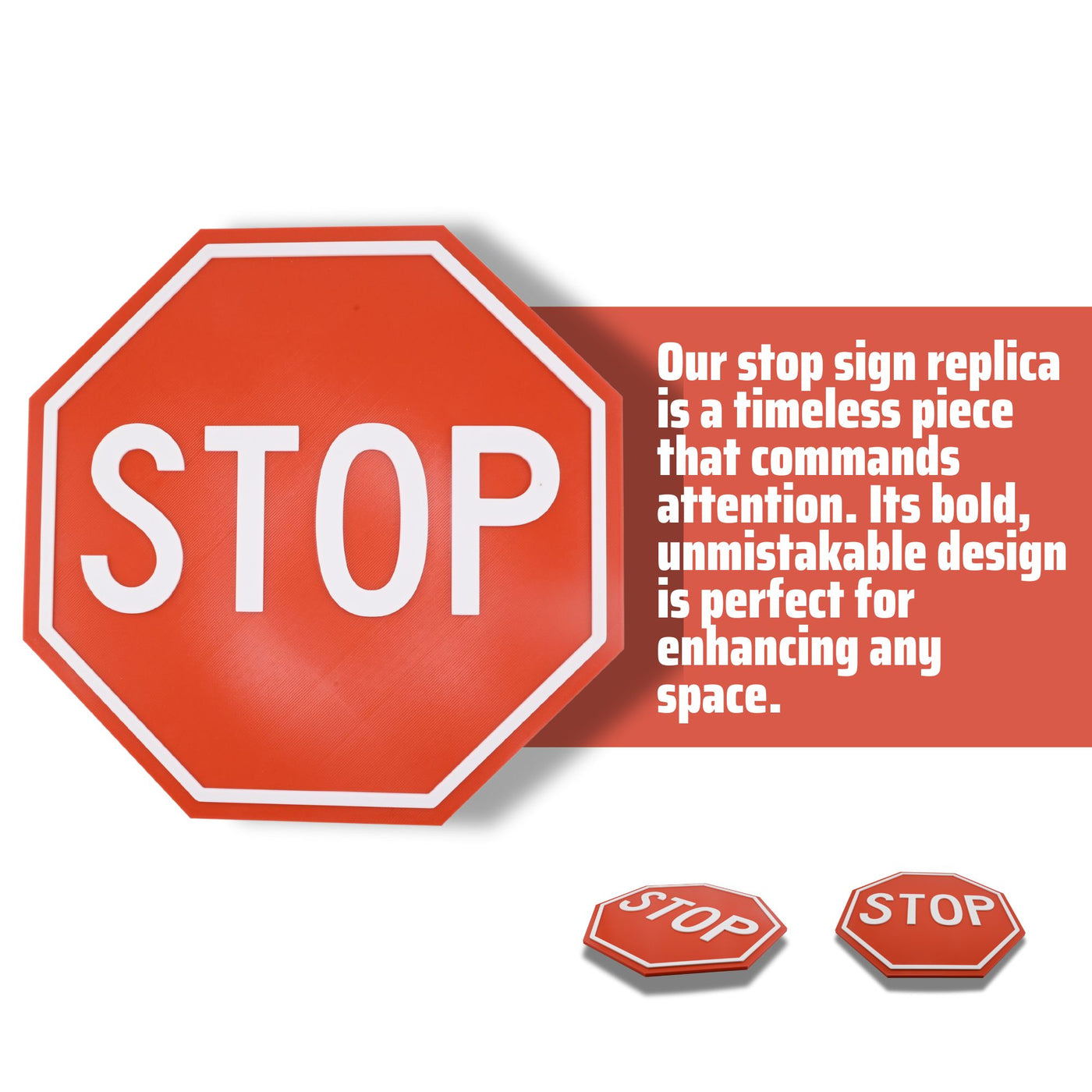 Classic Stop Sign Wall Decor – product image 2