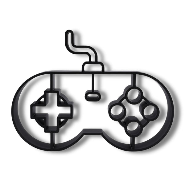 Minimalist Video Game Controller Sculpture, Game Controller Silhouette Home Decor, Modern Hobbies and Desk Line Art