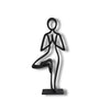 Yoga Tree Pose Decor, Minimalist Line Art, Mindfulness & Elegant Home Decor, Modern Hobbies, Desk Line Art