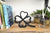 Resting Shamrock Elegant Outlines sculpture — lifestyle view