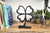 Upright Shamrock Elegant Outlines sculpture — lifestyle view