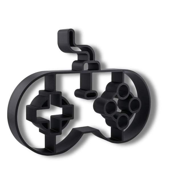 Minimalist Video Game Controller Sculpture, Game Controller Silhouette Home Decor, Modern Hobbies and Desk Line Art