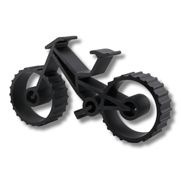 Downhill Mountain Bike Sculpture, Minimalist Line Art Rider, MTB Silhouette Home Decor, Modern Hobbies and Desk Line Art