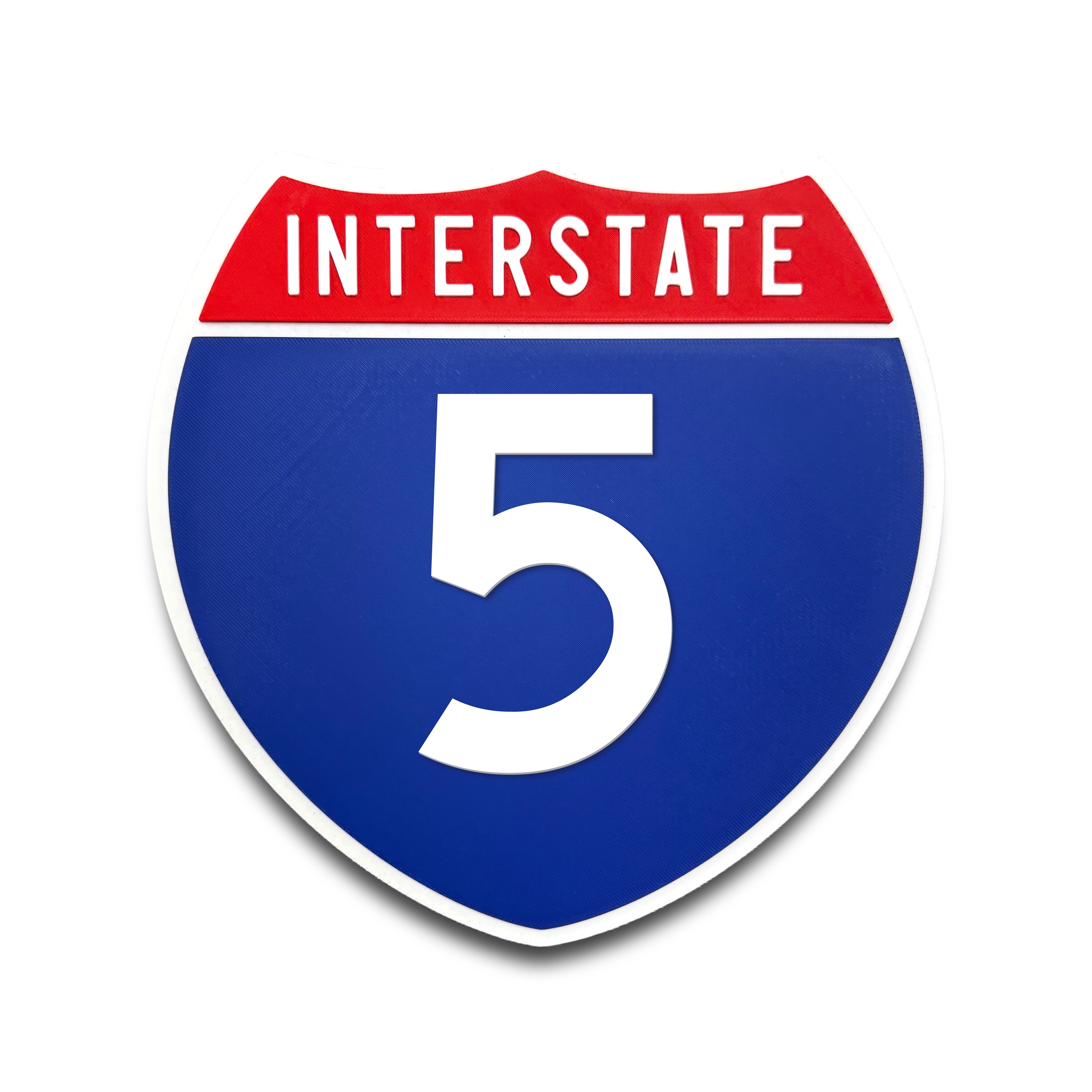 Interstate 5 Road Sign Replica – Indoor Wall Decor