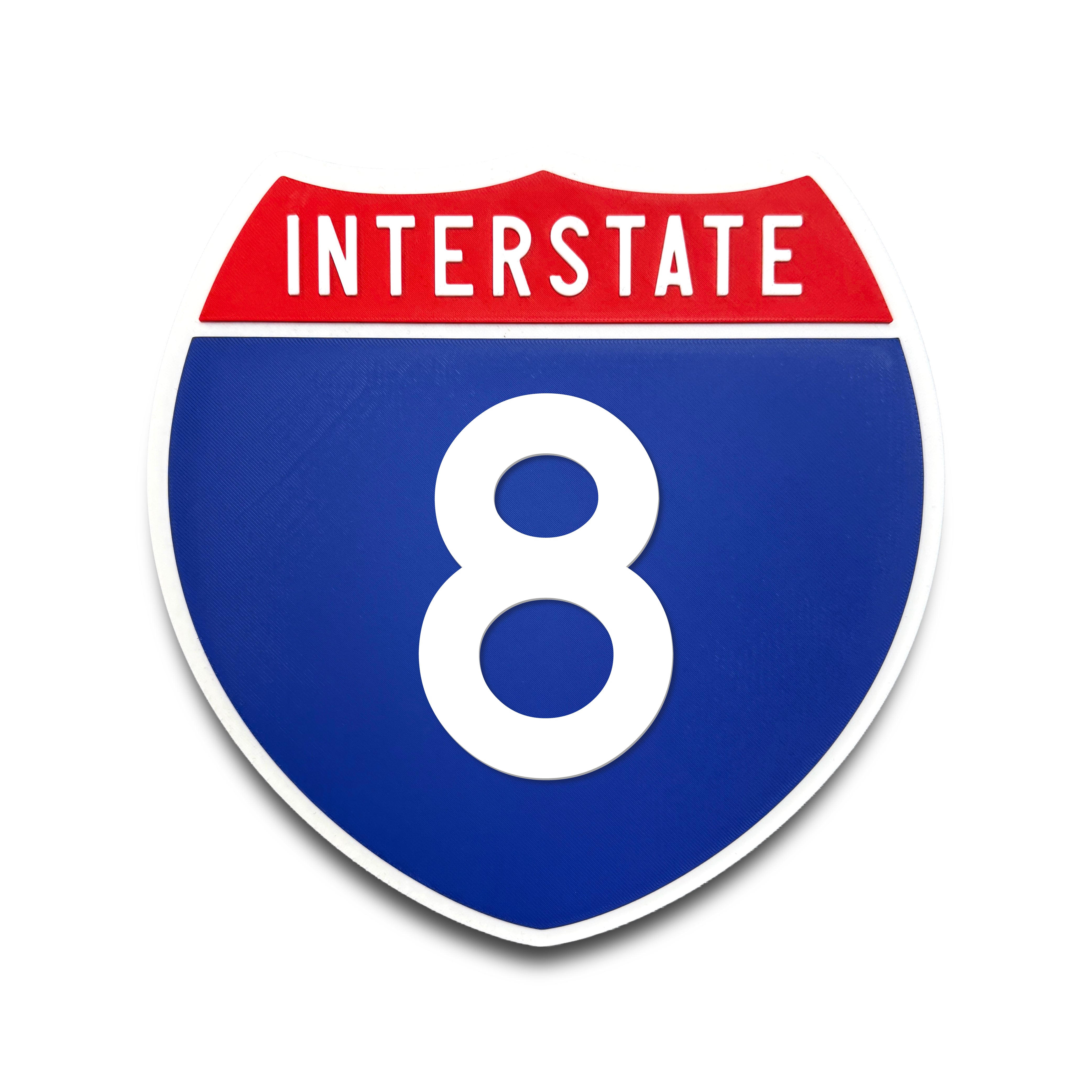Interstate 8 Road Sign Replica – Indoor Wall Decor