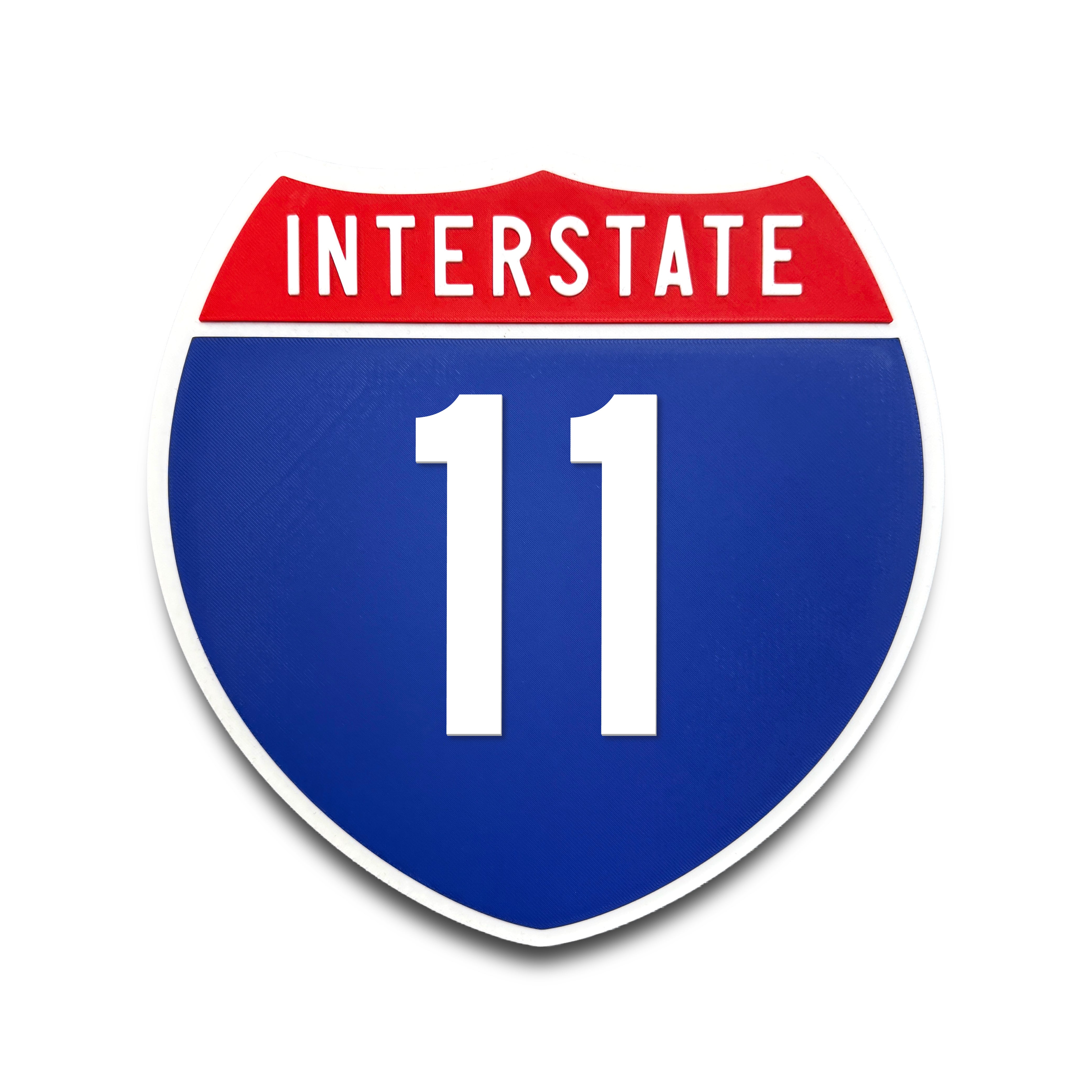 Interstate 11 Road Sign Replica – Indoor Wall Decor
