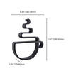 Minimalist Hot Coffee Cup Line Art Decor, Coffee Art Sculpture, Home Office Decor, 3D Printed Decor, Abstract Decor