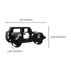 Jeep Wrangler,2 Door Side View Sculpture, Minimalist Line Art, Off-Road Vehicle Wall Decor, Adventure Lover Gift, Modern Desk Display