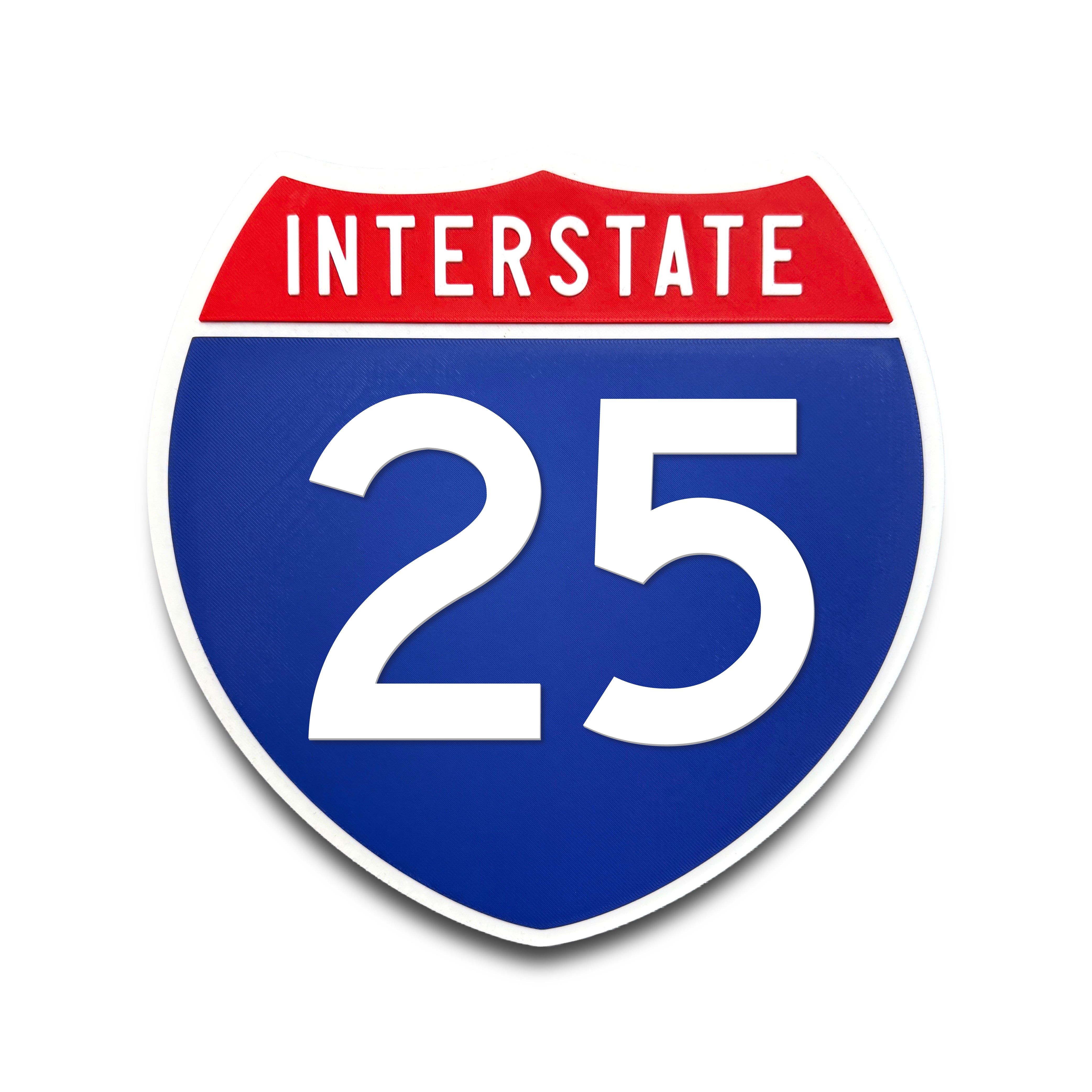 Interstate 25 Road Sign Replica – Indoor Wall Decor