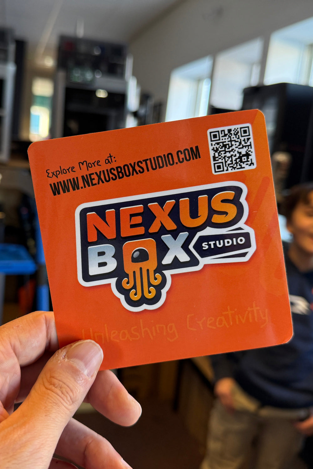 Nexus Box Studio custom printed business card