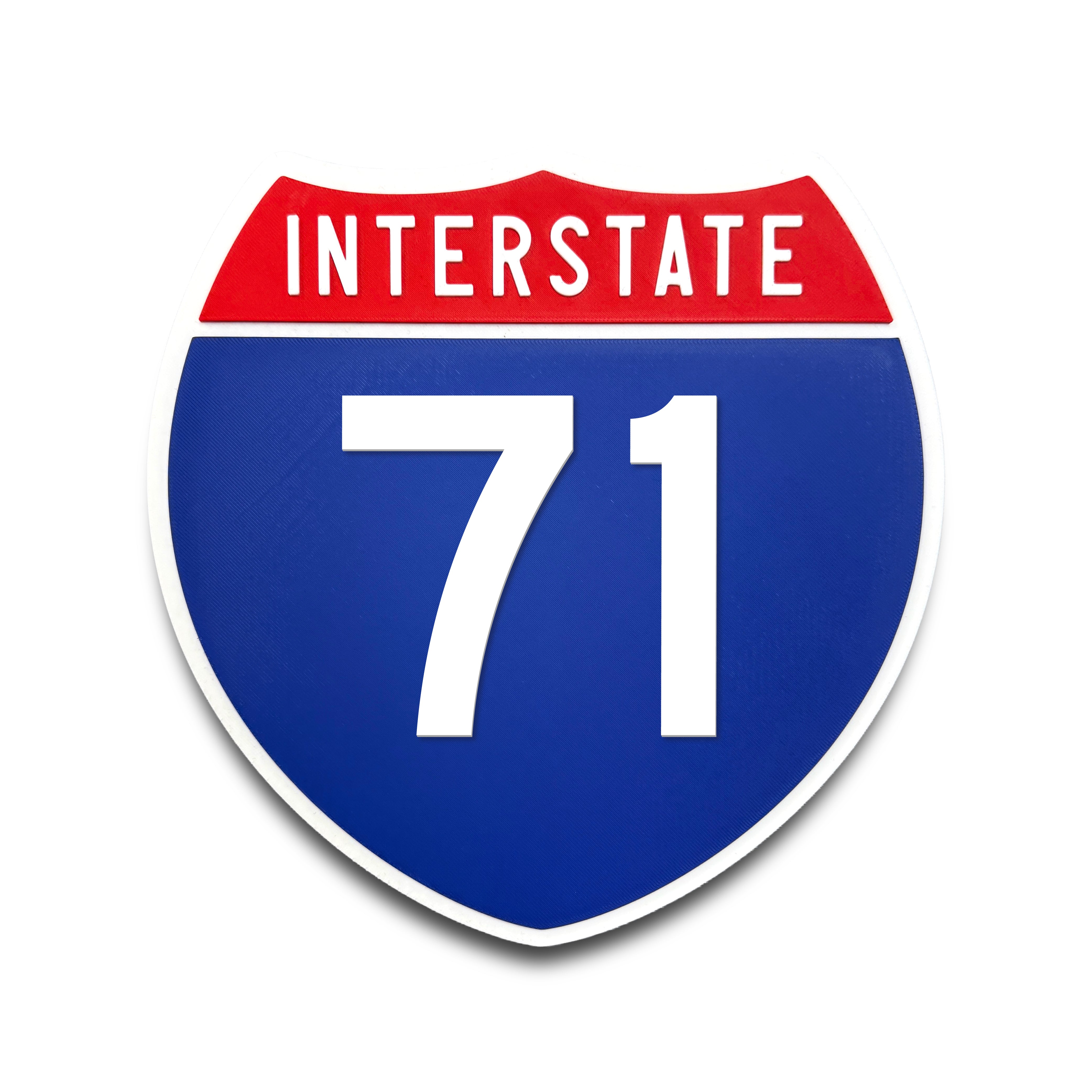 Interstate 71 Road Sign Replica – Indoor Wall Decor