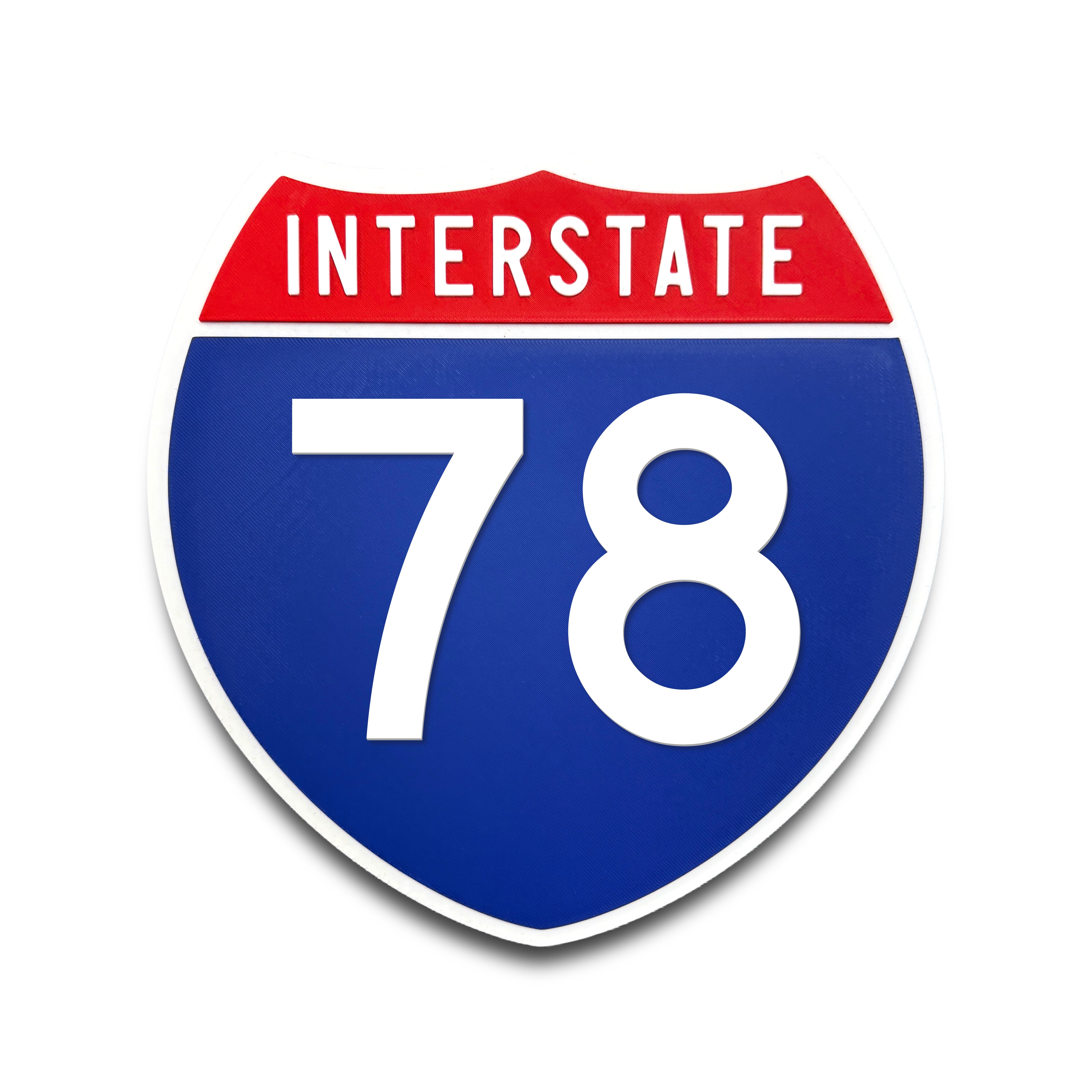Interstate 78 Road Sign Replica – Indoor Wall Decor
