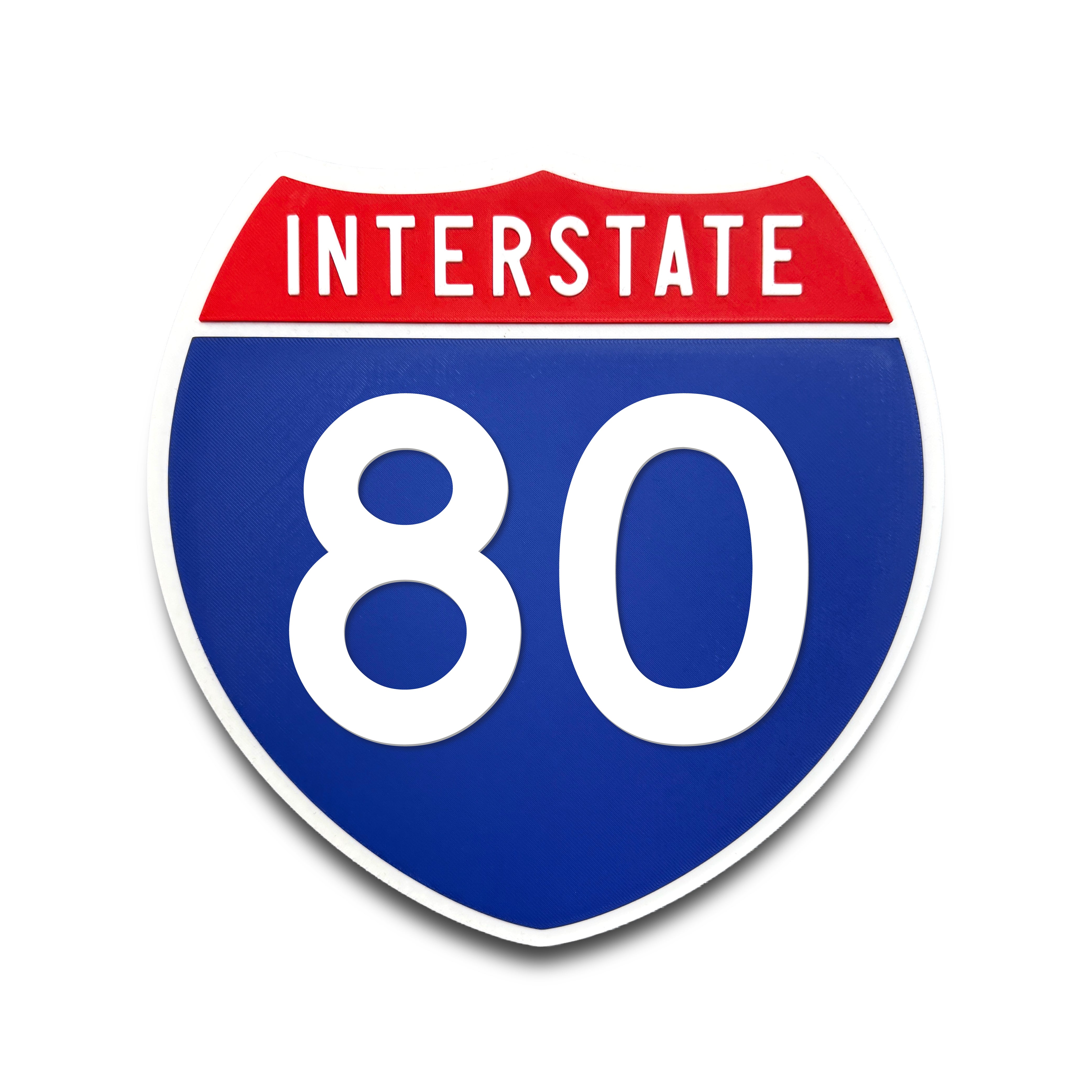 Interstate 80 Road Sign Replica – Indoor Wall Decor